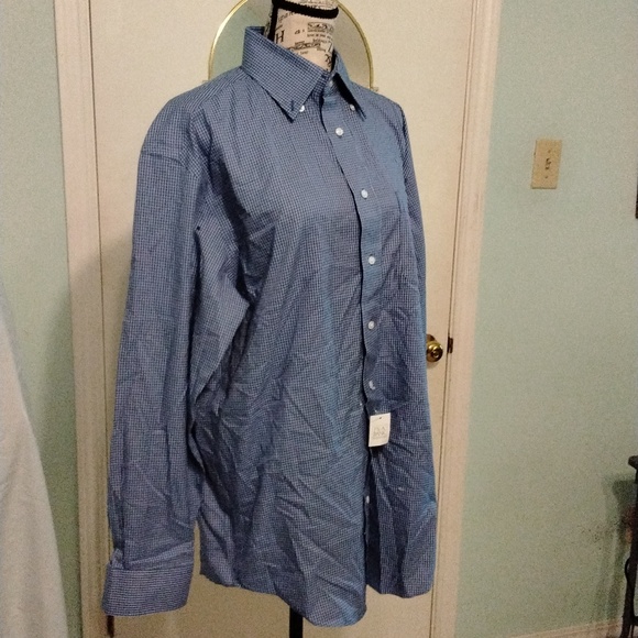 Jos. A. Bank Other - Men's Jos. A. Bank blue white stripe TravellerTraditional Fit Long Sleeve Shirt